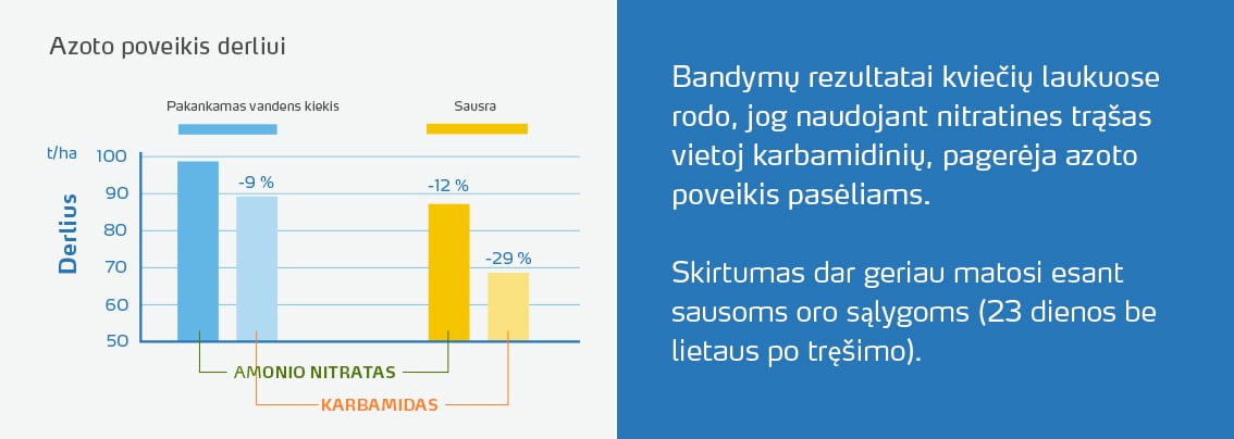 Effect of N form and water supply on wheat yield